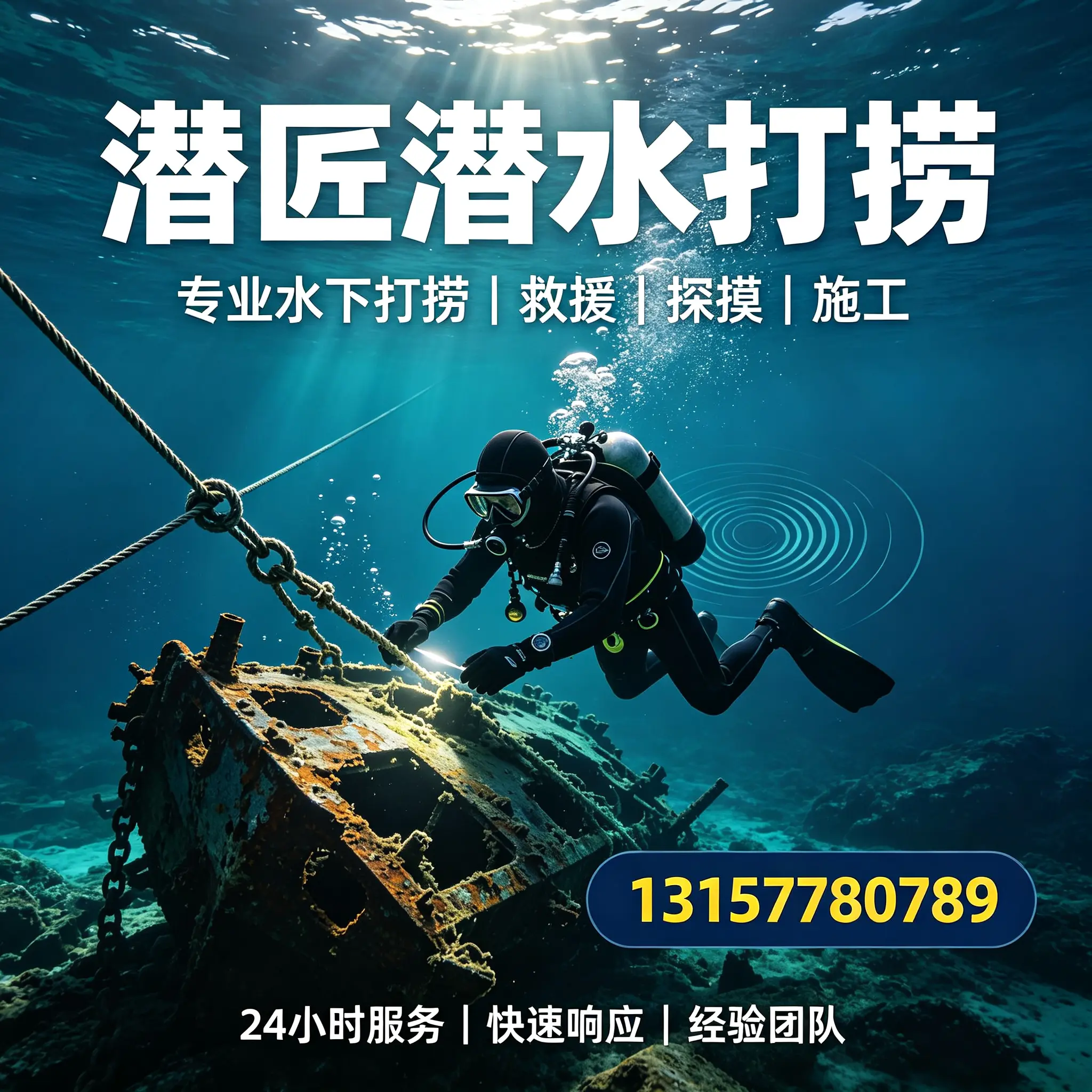 太康水下打捞作业服务产品